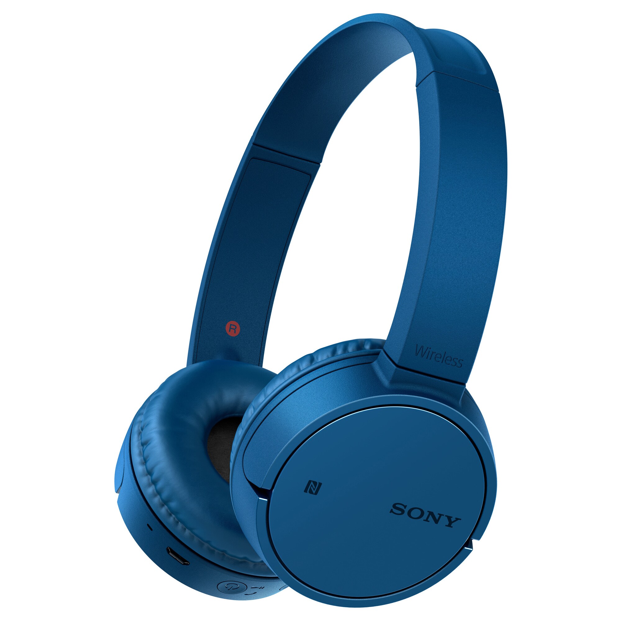 Sony CH500 trådløse on-ear hovedtelefoner (blå) | Elgiganten