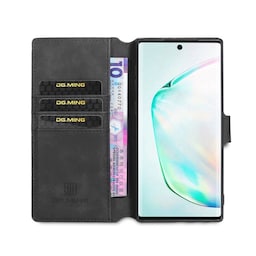 DG-Ming Wallet 3-kort til Samsung Galaxy Note 10 (SM-N970F)  - sort