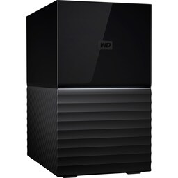 WD My Book Duo 28 TB ekstern HDD (sort/grå)