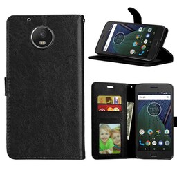 Wallet 3-kort til Motorola Moto G5 (XT1670)  - sort