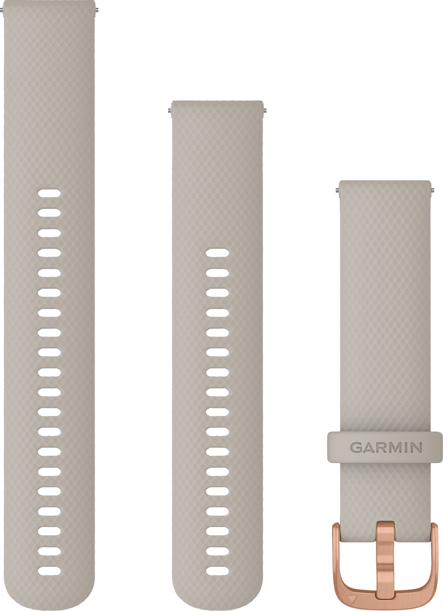 Garmin Quick Release urrem 20 mm (light sand/rose gold) | Elgiganten