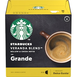 Starbucks Veranda Blend by NESCAFÉ Dolce Gusto kaffekapsler (12 stk.)