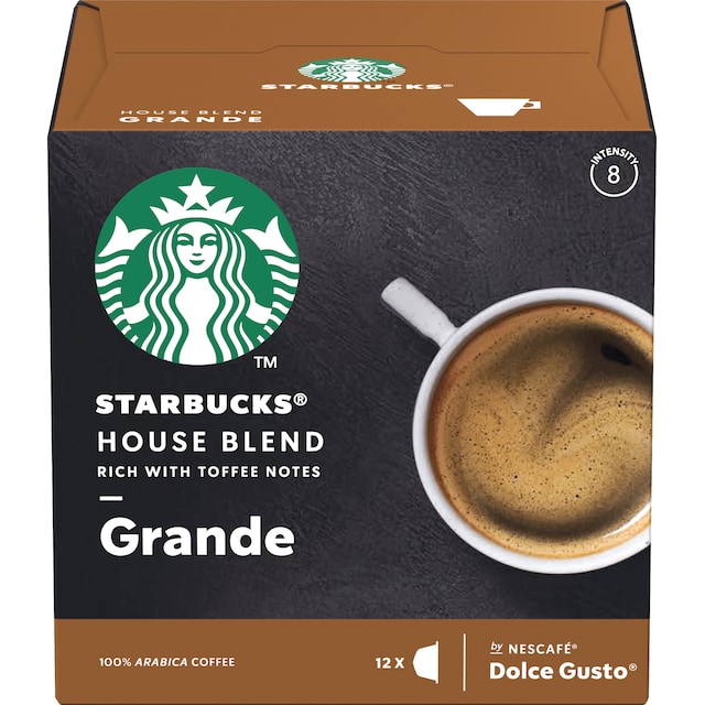 Starbucks House Blend kaffekapsler fra Nescafé Dolce Gusto