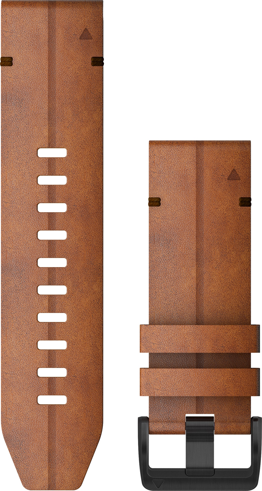 Garmin QuickFit læderurrem 26 mm (brun) | Elgiganten
