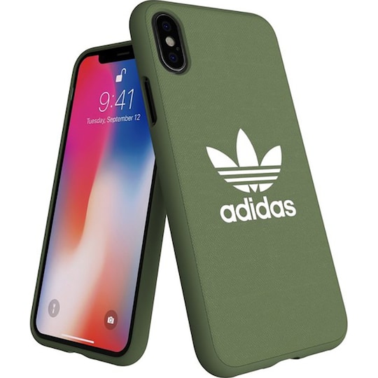 Adidas Canvas cover til iPhone X/Xs (grøn) | Elgiganten
