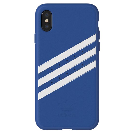 Adidas iPhone X cover (blå/hvid) | Elgiganten