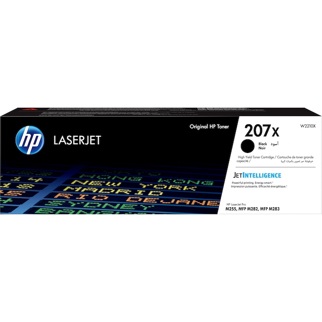 HP 207X Original High Yield sort blækpatron med