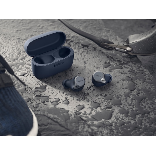 Jabra Elite 75t Active trådløse høretelefoner (navy blue) | Elgiganten