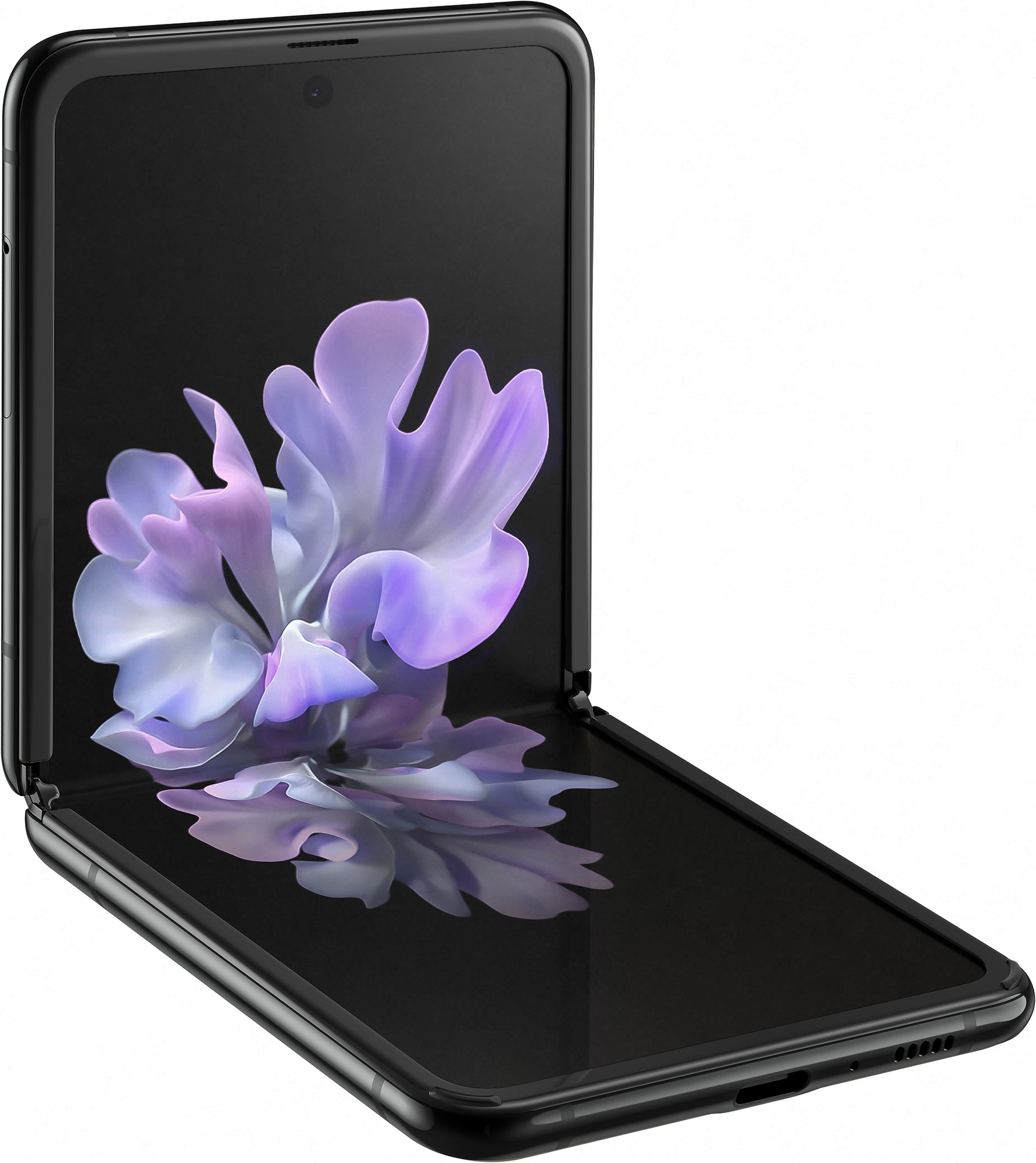 Samsung Galaxy Z Flip smartphone 8/256GB (mirror black) | Elgiganten