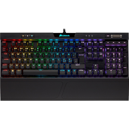 Corsair K70 MK.2 RGB Rapidfire lav-profil mekanisk gaming tastatur |  Elgiganten