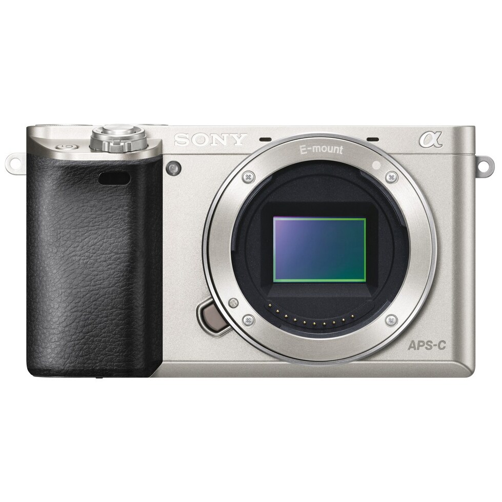 Sony Alpha A6000 systemkamera + 16-50mm objektiv (sølv) - Spejlrefleks &  kompakt systemkamera - Elgiganten