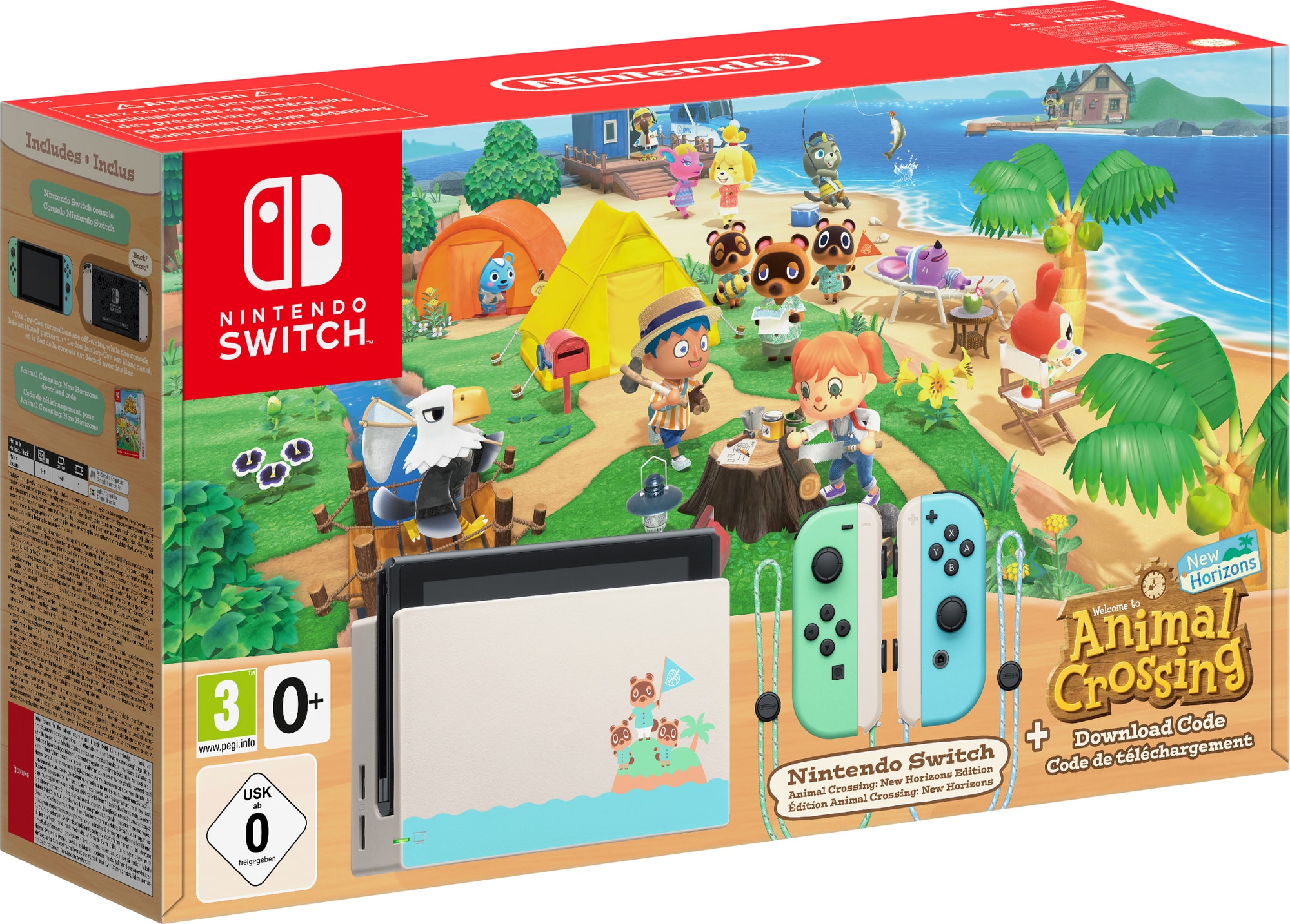 Nintendo Switch spillekonsol 2019: Animal Crossing: New Horizons ...