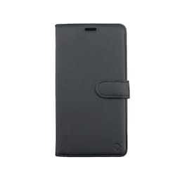 Miljøvenligt Ægte læder iPhone 11 2 in 1 tegnebog etui -Black/Red