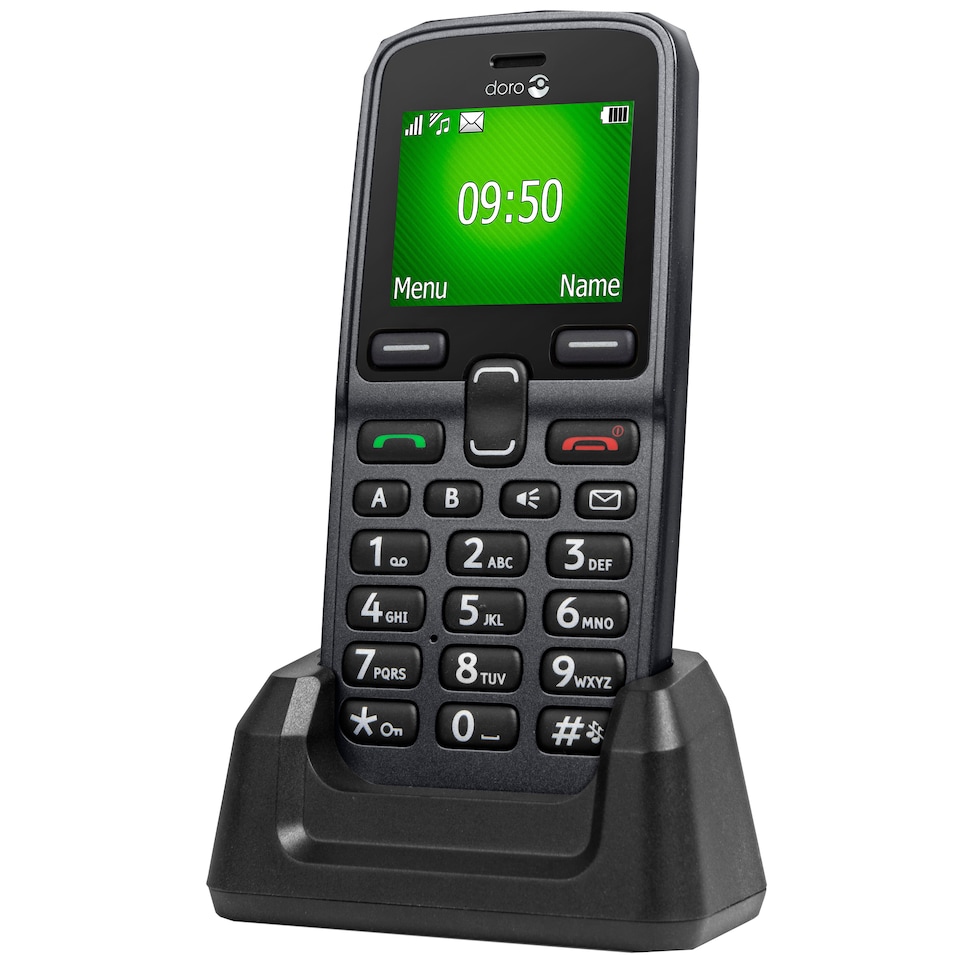 Doro 5031 mobiltelefon - sort | Elgiganten