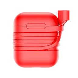 Baseus cover med rem til AirPods : farve - rød