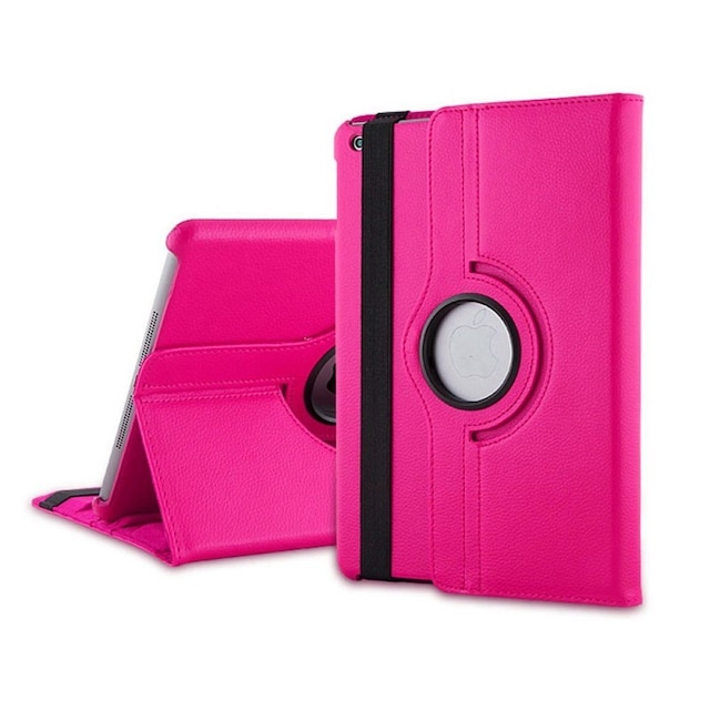 360° Roterebart cover Apple iPad Mini 1/2/3 (7,9 ") : farve - Mørk lyserød