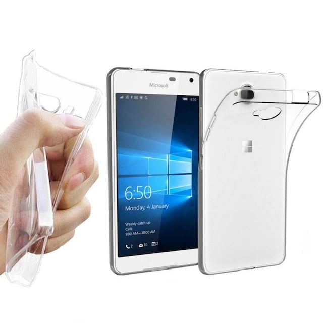 Silikone cover transparent Microsoft Lumia 650 (RM-1152)