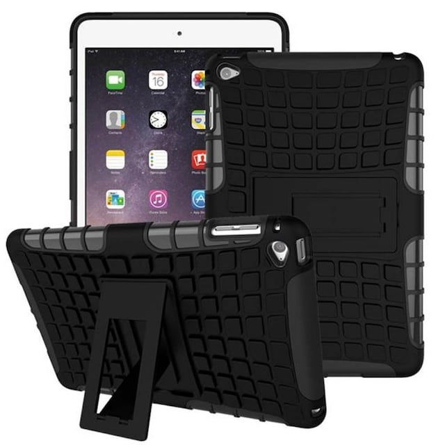 Stødfast Cover med stativ Apple iPad Mini 4/5 : farve - sort