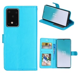 Mobil tegnebog 3 kort Samsung Galaxy S20 Ultra (SM-G988F)  - Lyseblå