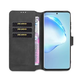 DG-Ming Wallet 3-kort til Samsung Galaxy S20 Ultra (SM-G988F)  - sort