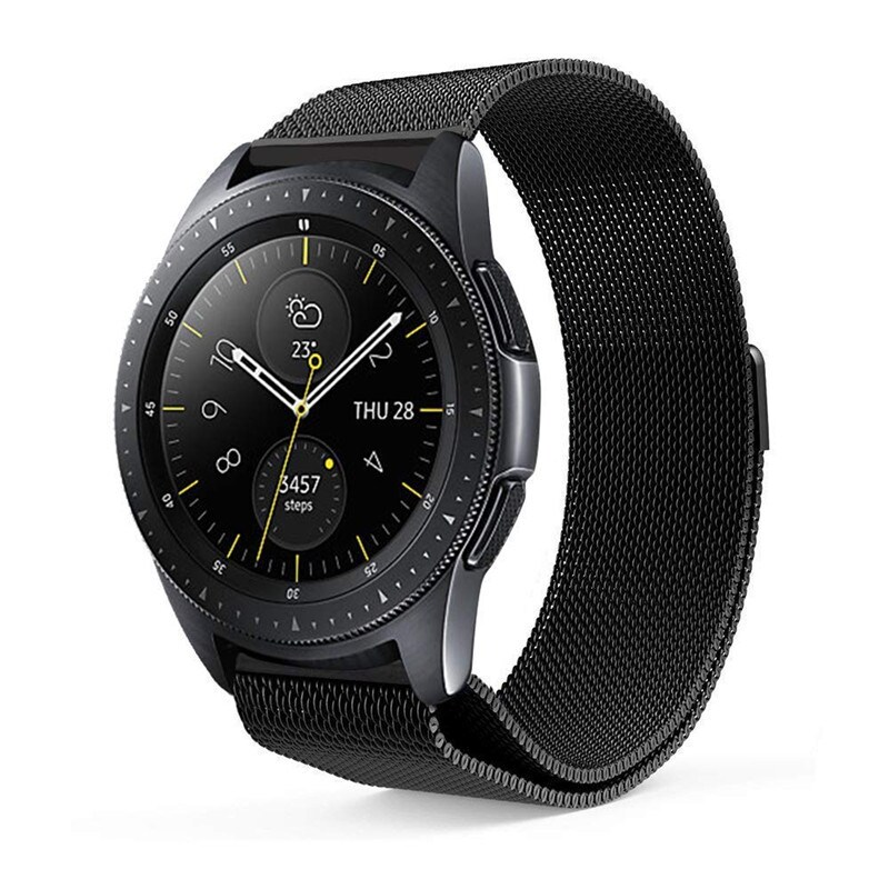 Armbånd Samsung Galaxy Watch 42mm Gear Sport Milanese - sort - Tilbehør ure  og wearables - Elgiganten
