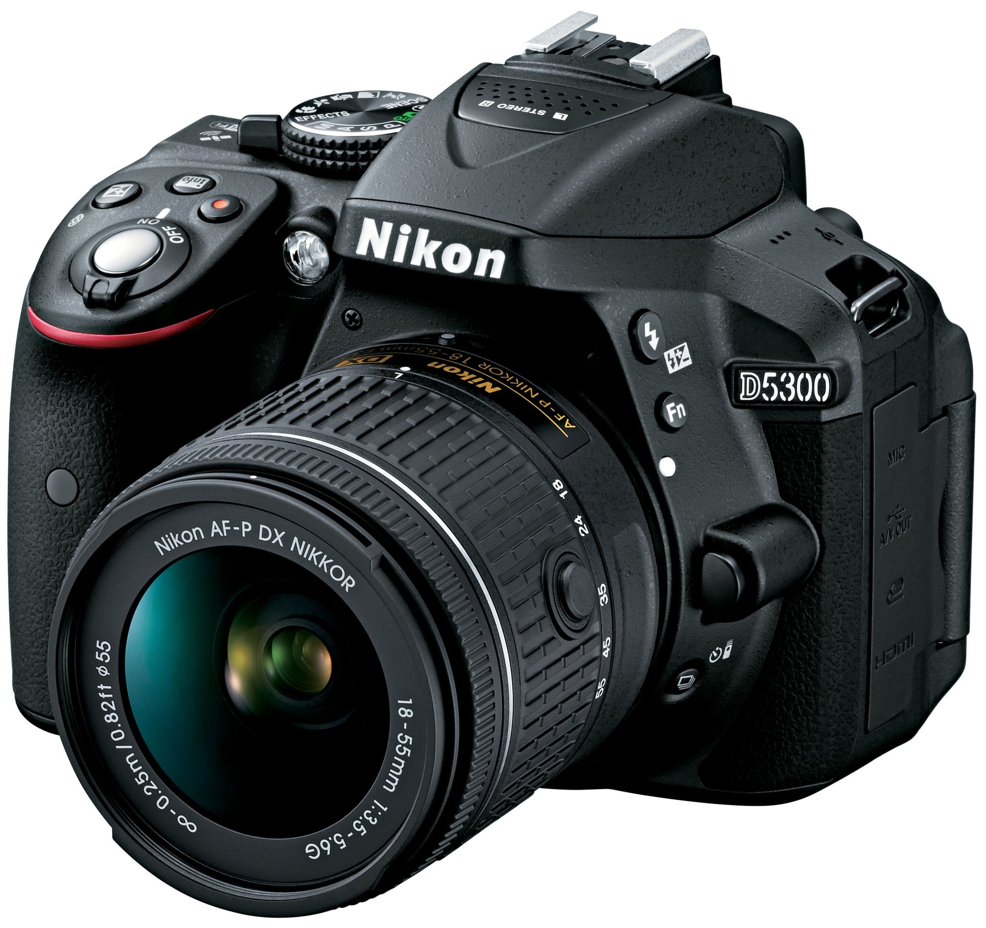 Nikon D5300 spejlreflekskamera + 18-55 mm AF-P DX | Elgiganten