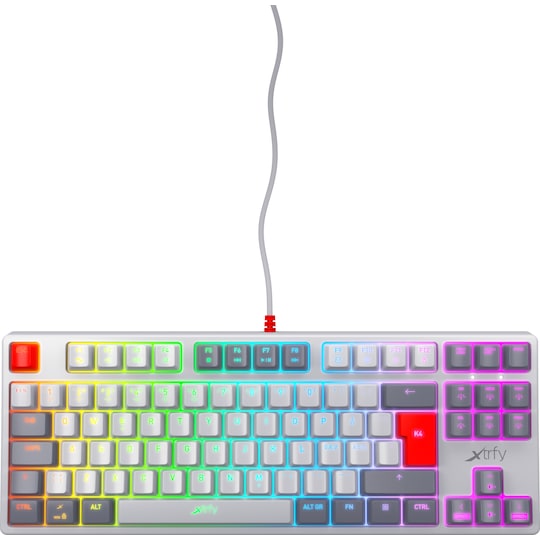 Xtrfy K4 RGB tenkeyless mekanisk tastatur (retro) | Elgiganten