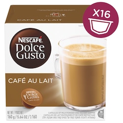 Nescafè Dolce Gusto Cafe au Lait kapsler (16 stk)