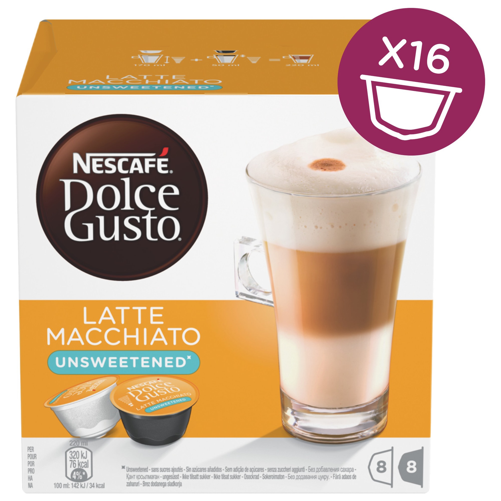 Nescafè Dolce Gusto Kapsler Latte Macchiato - Tilbehør Kaffe - Elgiganten