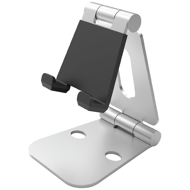 Desire2 tablet- og smartphone-holder (sølv)