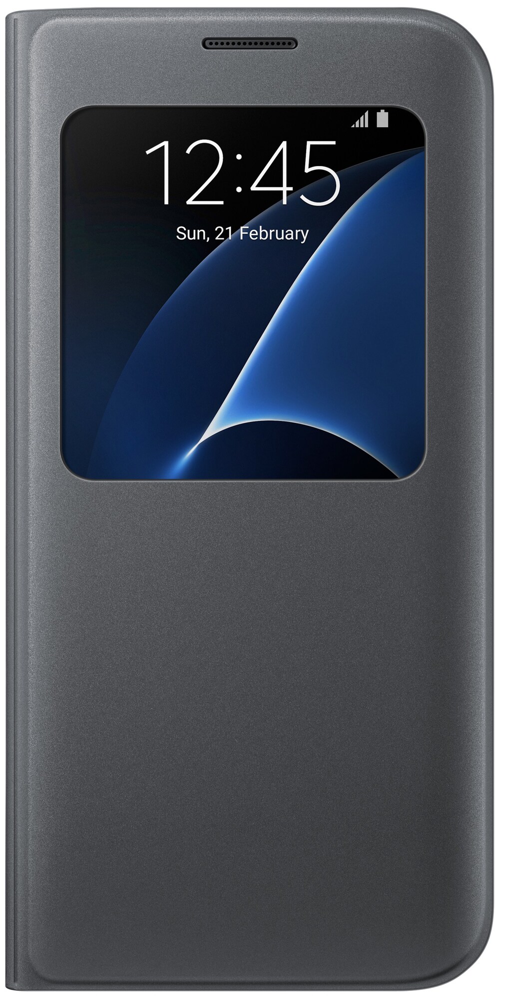 Samsung S View Flip Cover til Galaxy S7 edge - sort - Cover & etui -  Elgiganten