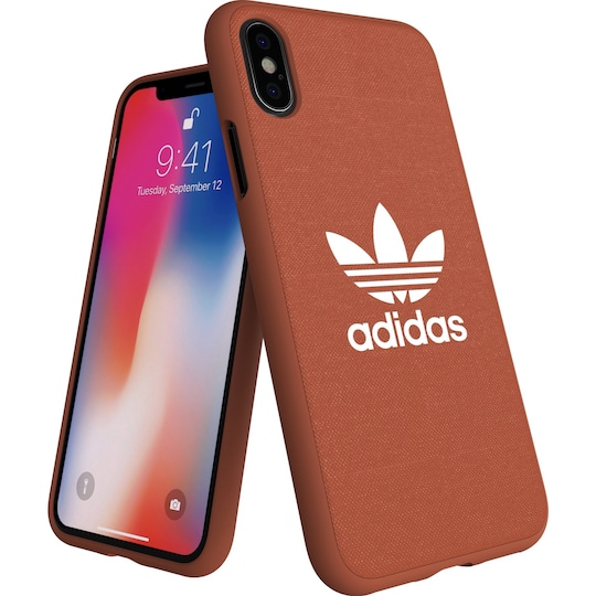 Adidas Canvas cover til iPhone X/Xs (orange) | Elgiganten