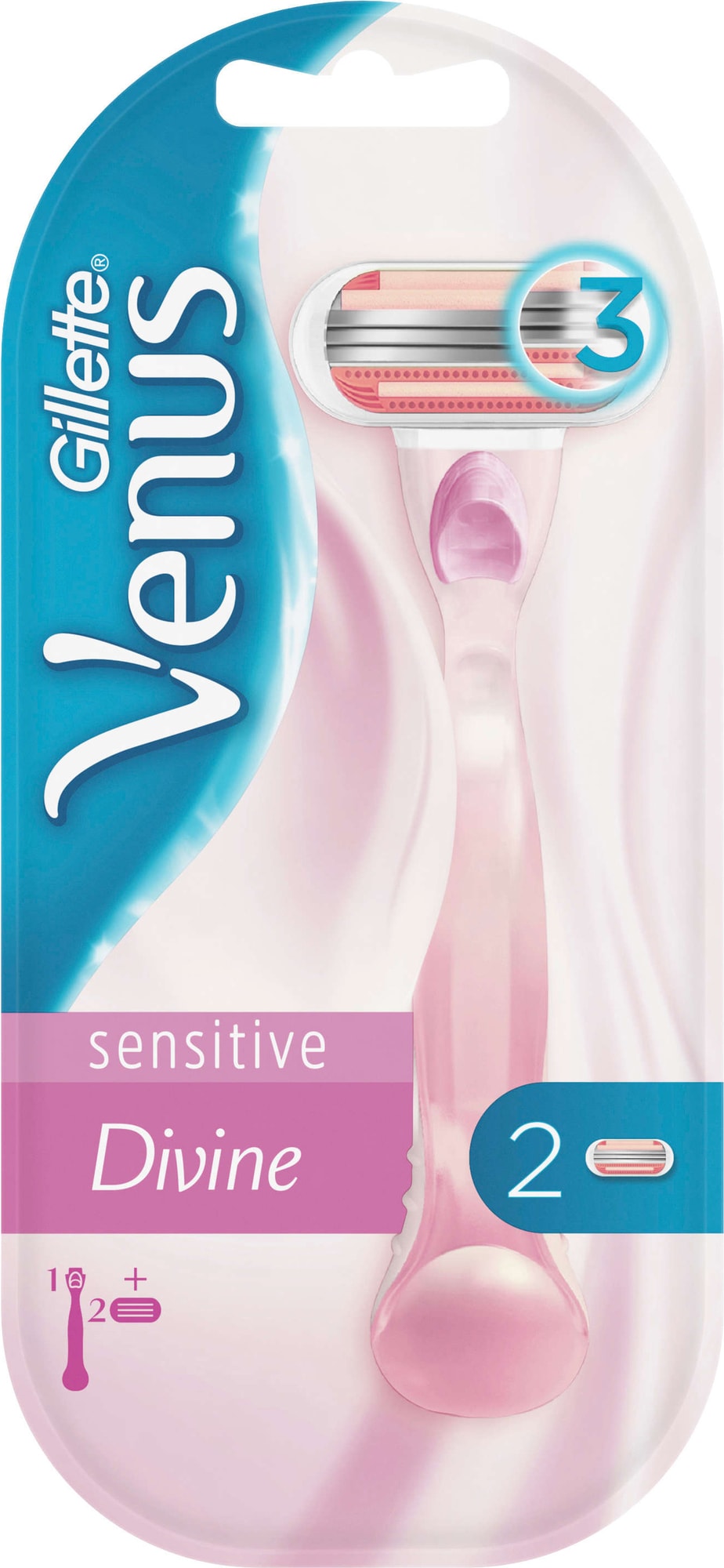 Gillette Venus Divine Sensitive skraber 364411 - Barberskraber ...