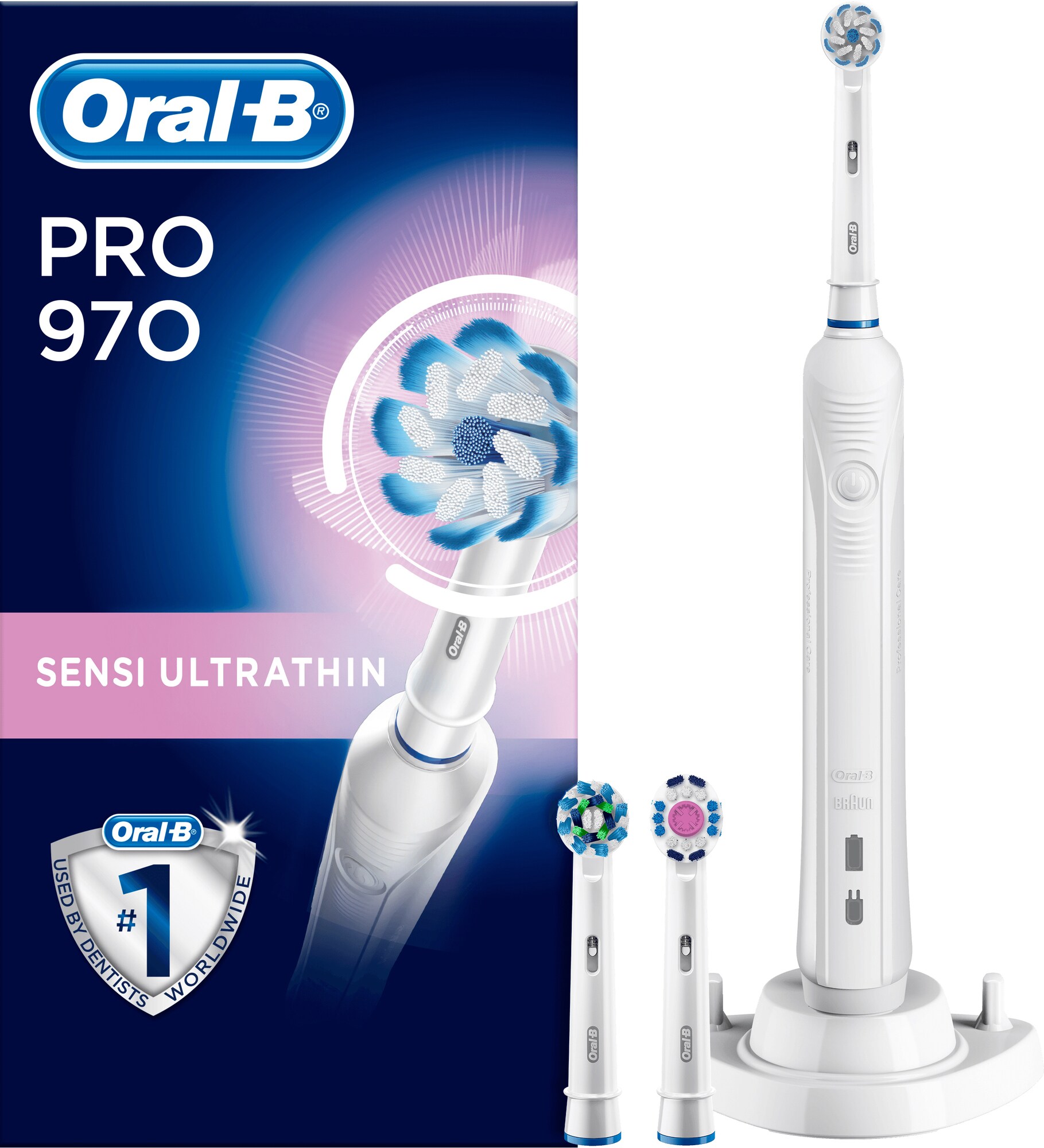 Rejse Oplader til Oral B El tandbørste både USB og strøm