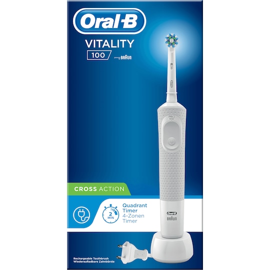 Oral-B Vitality 100 elektrisk tandbørste | Elgiganten