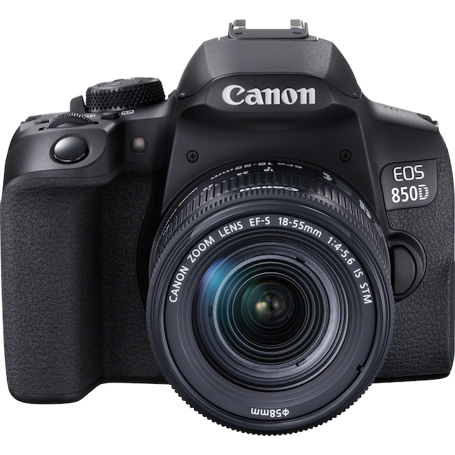 Canon EOS 850D DSLR kamera + 18-55 mm IS STM objektiv