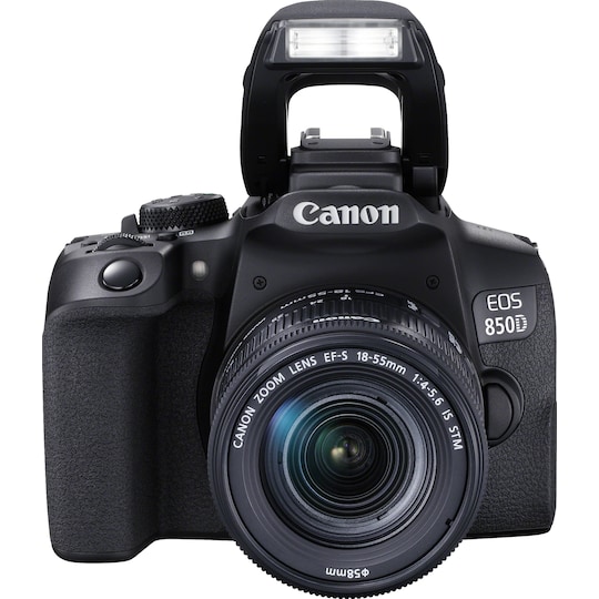 Canon EOS 850D DSLR kamera + 18-55 mm IS STM objektiv | Elgiganten