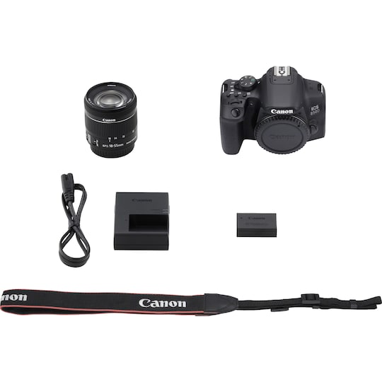 Canon EOS 850D DSLR kamera + 18-55 mm IS STM objektiv | Elgiganten
