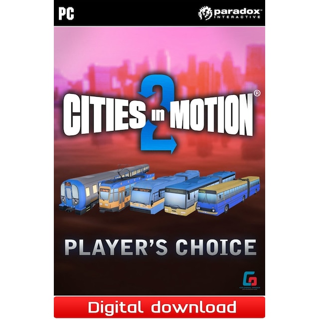 Cities in Motion 2 Players Choice Vehicle Pack DLC - PC Windows Mac OS