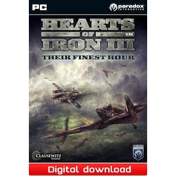 Hearts of Iron III: Their Finest Hour - PC Windows