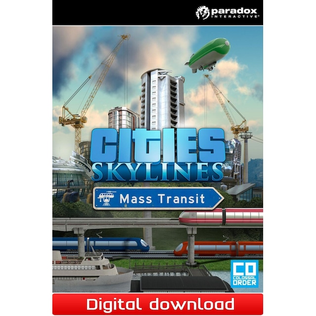 Cities: Skylines - Mass Transit - PC Windows,Mac OSX,Linux