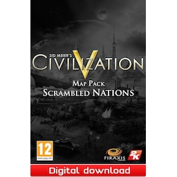 Sid Meier s Civilization V Scrambled Nations Map Pack - PC Windows