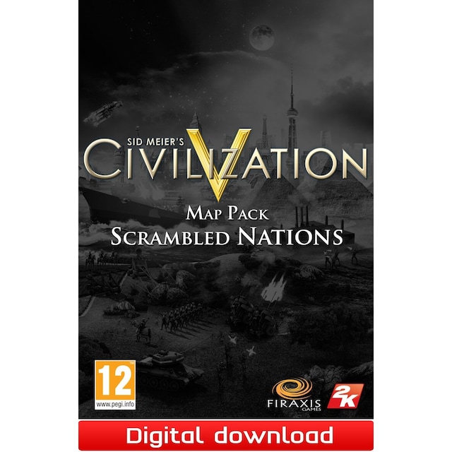 Sid Meier s Civilization V Scrambled Nations Map Pack - PC Windows