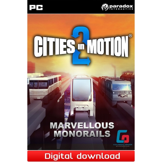 Cities in Motion 2 Marvellous Monorails DLC - PC Windows Mac OSX