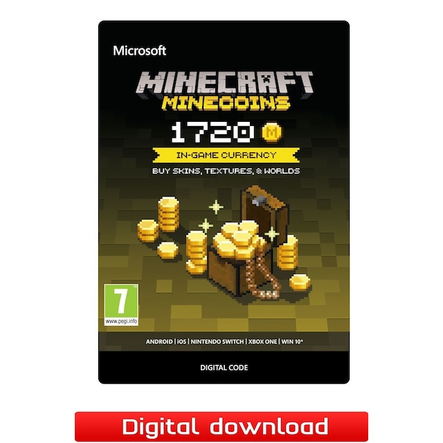 Minecraft Minecoins Pack - 1720 Coins - XOne PC Windows