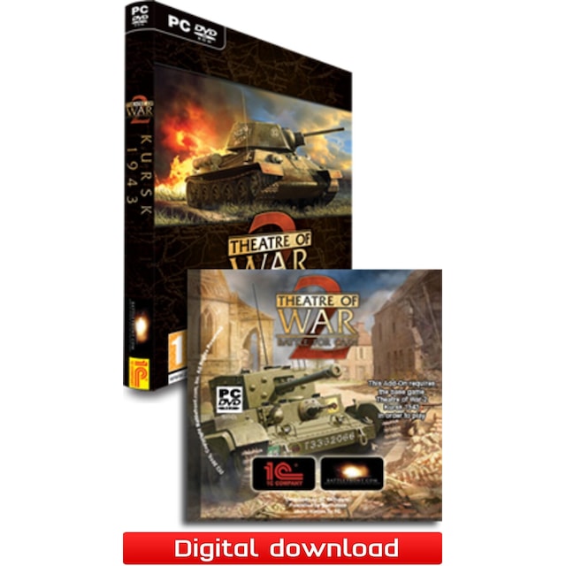 Theatre of War 2: Kursk 1943 + Battle for Caen - PC Windows