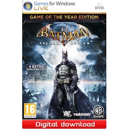 Batman Arkham Asylum Game of the Year Edition - PC Windows