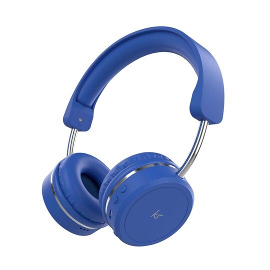 KITSOUND Hovedtelefon Metro X On-Ear Trådløs Blå | Elgiganten