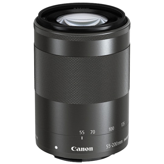 Canon EF-M 55-200 mm IS STM objektiv (sort) | Elgiganten