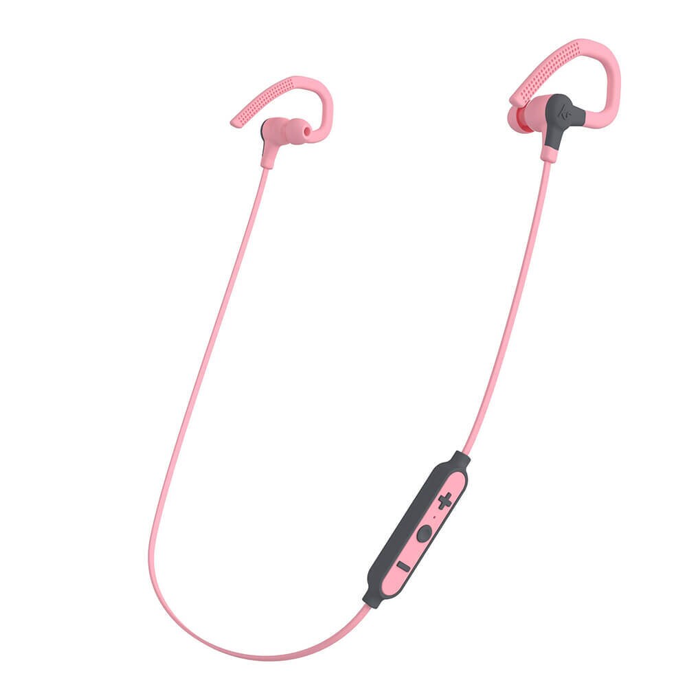KITSOUND Hovedtelefon RACE 15 Sport In-Ear Ear-Hook Trådløs Rosa |  Elgiganten